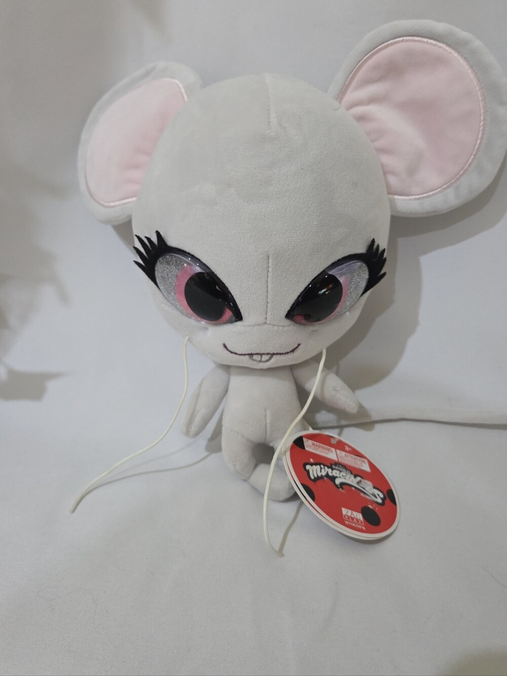 Miraculous Ladybug Kwami Mon Ami Mullo 9-inch Mouse Plush Toy NWT